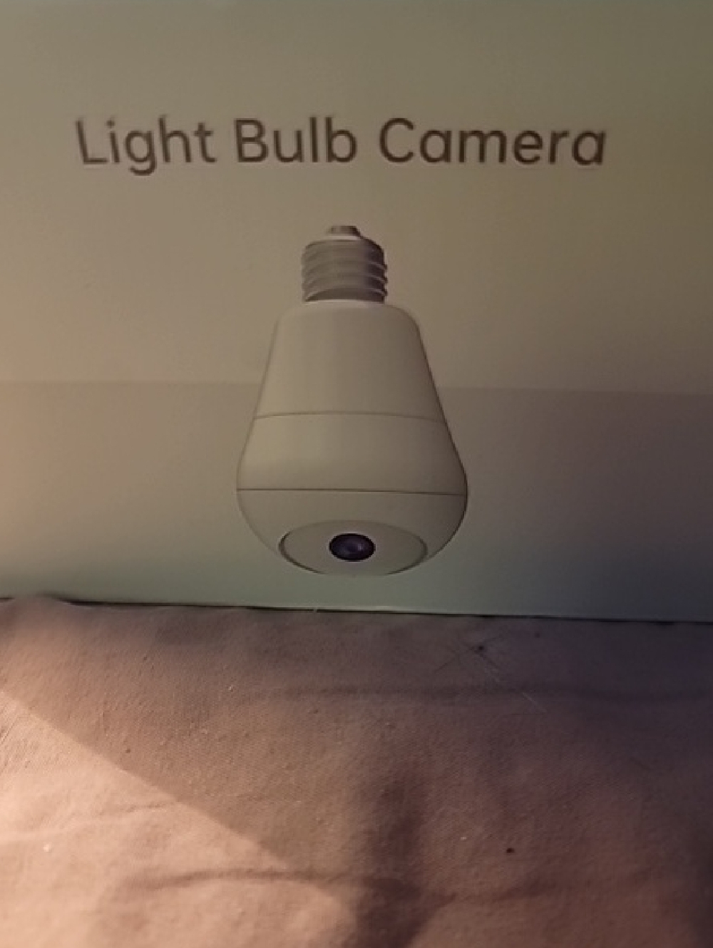 White Light Bulb Camera - Smart Security Camera